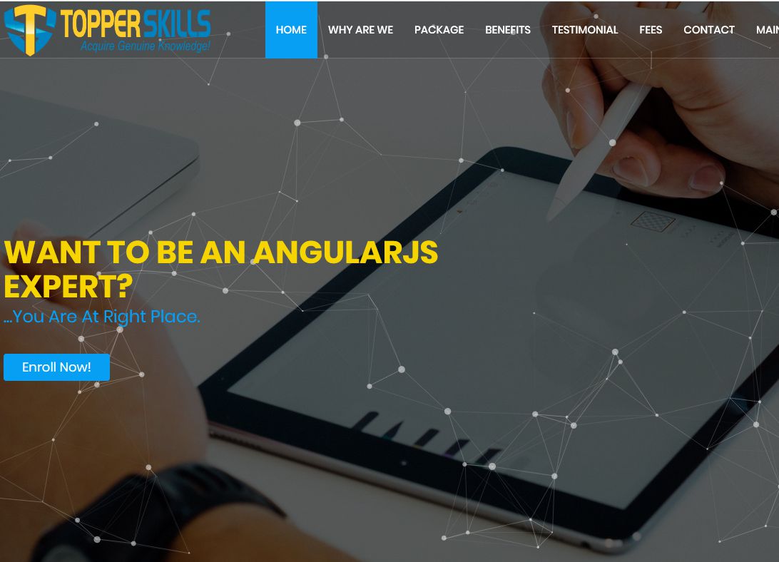 Topper skils angularjs training